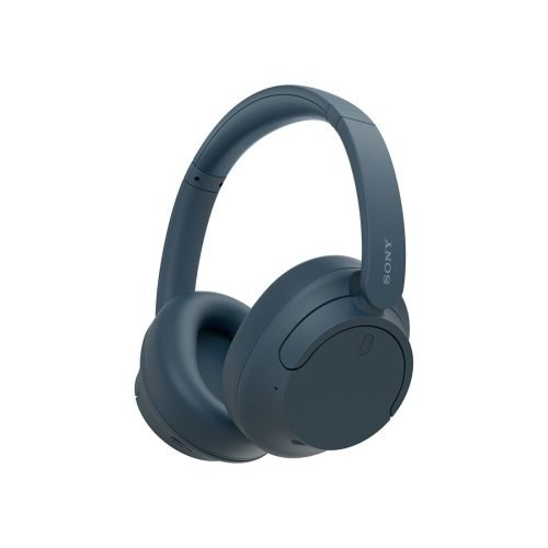 Sony Wireless Noise Cancelling Headphones with Passive Bass Blue.