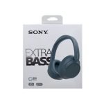Sony Wireless Noise Cancelling Headphones with Passive Bass Blue.