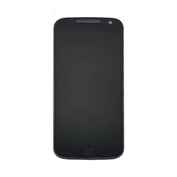 motog4plus lcd assembly frame black 2