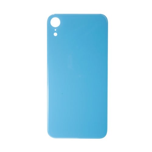 iphonexr back cover large camera hole blue