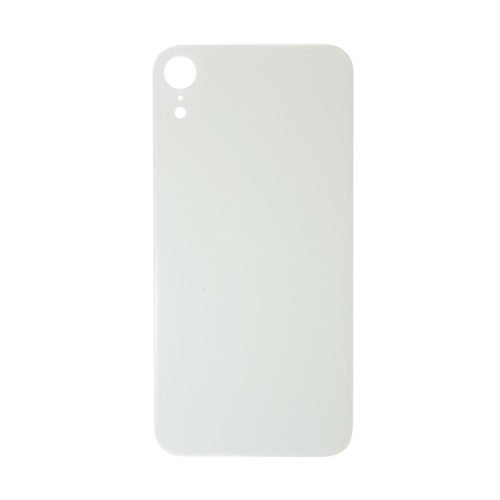 iphonexr back cover large camera hole white