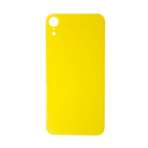 iphonexr back cover large camera hole yellow