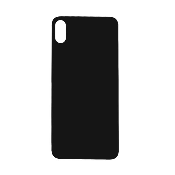 iphonexs back cover large camera hole black