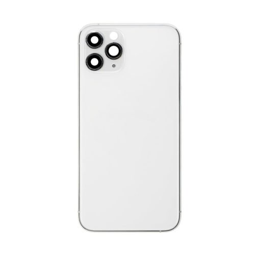 iPhone 11 Pro Max Full Back Housing + Small Parts - Silver