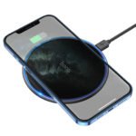 hoco cw6 pro easy 15w charging wireless fast charger black 1