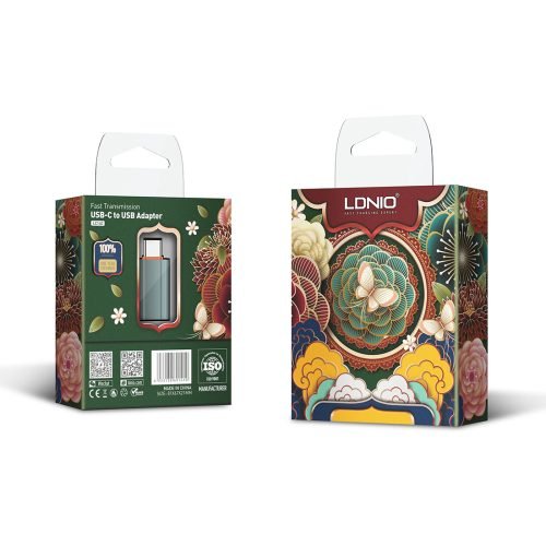 ldnio lc140 usb to typec adapter pacakging