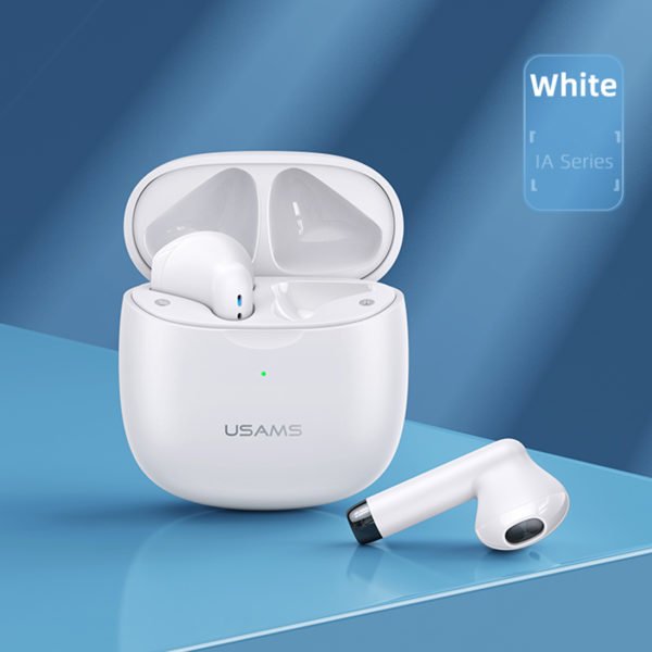 usams tws earbuds iaseries poster white
