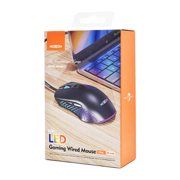 MOXOM MX MS11 fury led gaming wired mouse 8
