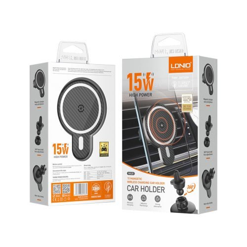 LDNIO MA20 Fast MagSafe Magnetic Wireless Car Charger Holder 4.jpg