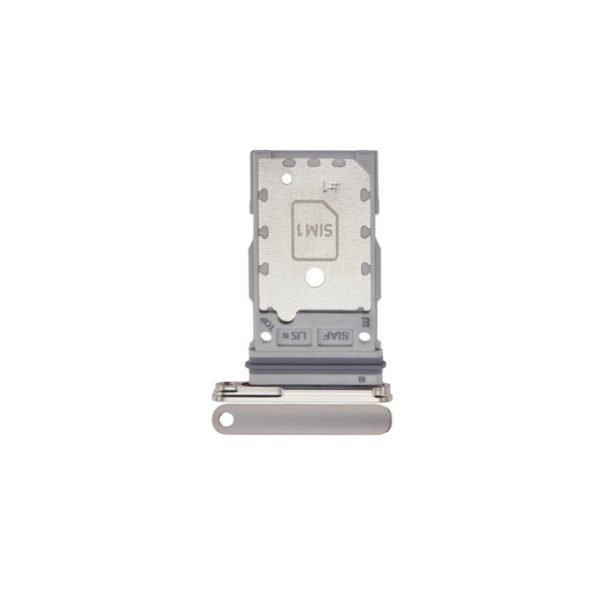 Sim Tray Compatible for Samsung Galaxy S23 Cream