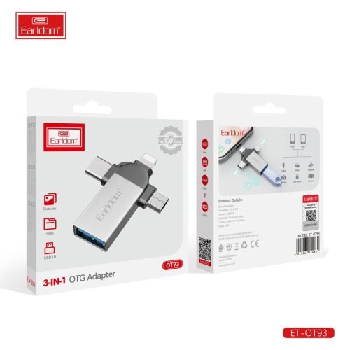 Earldom OT93 (OTG+USB) To iPhonemicroType C Adapter
