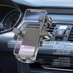 Earldom EH202 Acrylic Air Vent Car Phone Mount Black 3