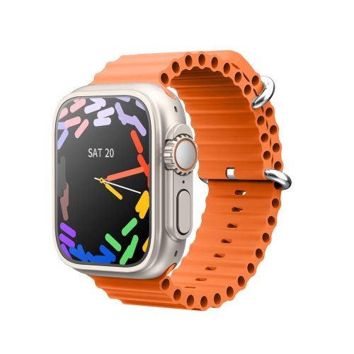 GSK9 Ultra SmartWatch (49mm) Silver + Orange Band 1