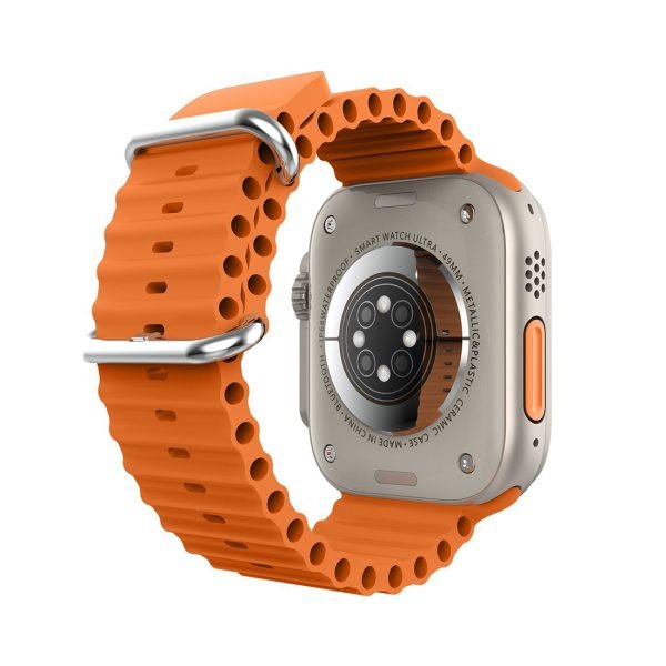 GSK9 Ultra SmartWatch (49mm) Silver + Orange Band 2