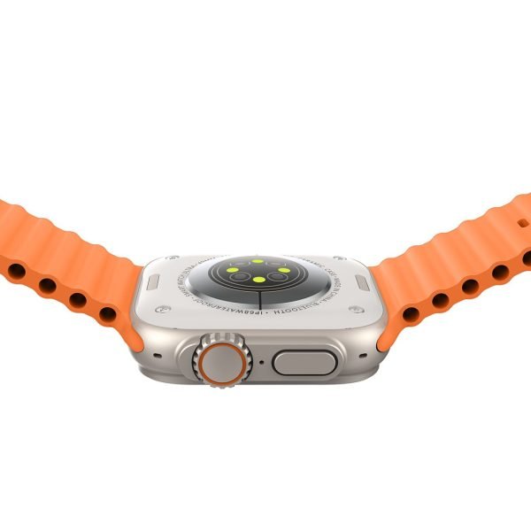 GSK9 Ultra SmartWatch (49mm) Silver + Orange Band 3