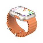 GSK9 Ultra SmartWatch (49mm) Silver + Orange Band 4