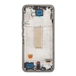 Samsung A34 5G A346 OLED Assembly +Frame +Fingerprint Black (OF+) back