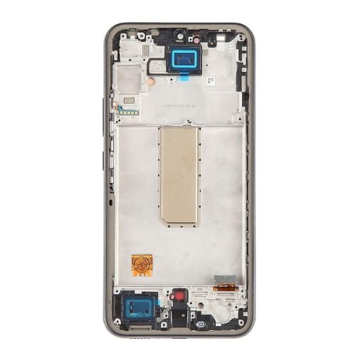 Samsung A34 5G A346 OLED Assembly +Frame +Fingerprint Black (OF+) back
