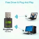 USB WiFi And Bluetooth Adapter,600Mbps Dual Band 2.4G 5G Wireless WiFi Dongle (AC Series) 3