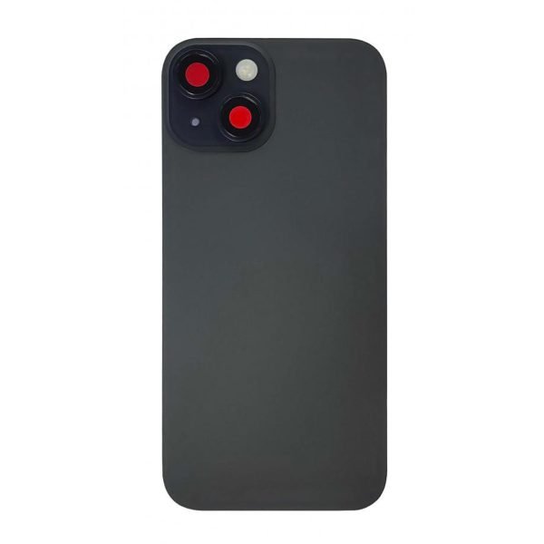 iPhone 15 Back Glass +Steel Plate +Pre Installed MagSafe Magnet +NFC And Flashlight Flex (Black)