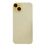 iPhone 15 Plus Back Glass +Steel Plate +Pre Installed MagSafe Magnet +NFC And Flashlight Flex (Yellow)b