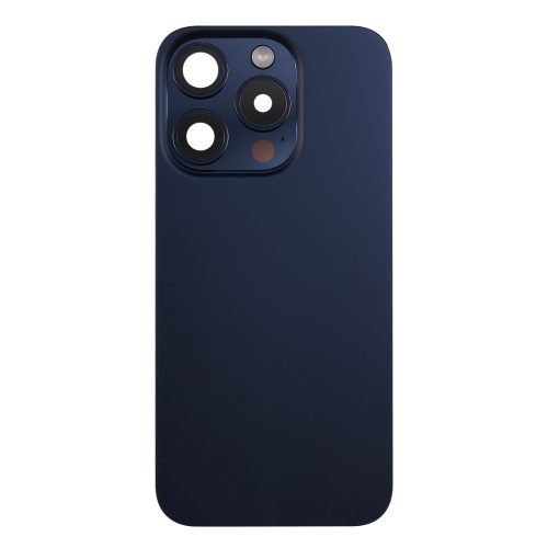 iPhone 15 Pro Back Glass +Steel Plate +Pre Installed MagSafe Magnet +NFC And Flashlight Flex (Blue Titanium) 2