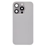 iPhone 15 Pro Back Glass +Steel Plate +Pre Installed MagSafe Magnet +NFC And Flashlight Flex (Natural Titanium)