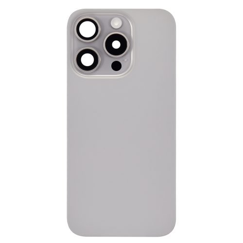 iPhone 15 Pro Back Glass +Steel Plate +Pre Installed MagSafe Magnet +NFC And Flashlight Flex (Natural Titanium)