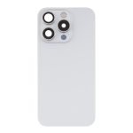 iPhone 15 Pro Back Glass +Steel Plate +Pre Installed MagSafe Magnet +NFC And Flashlight Flex (White Titanium)
