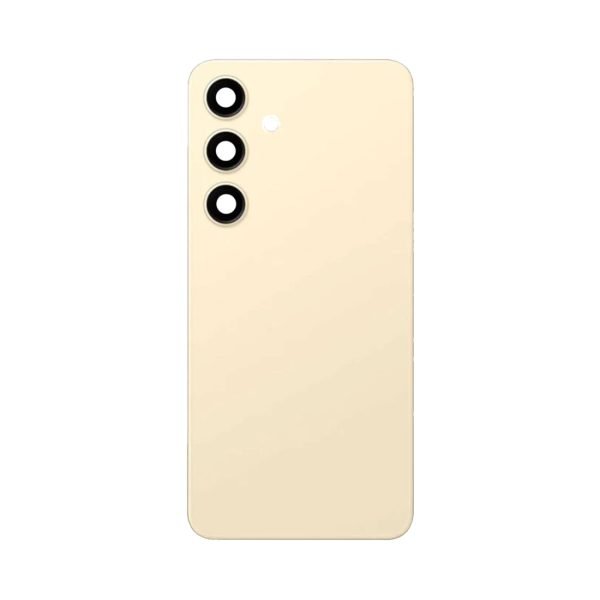 Samsung Galaxy S24 5G Back Glass +Camera Lens – Amber Yellow