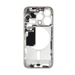 iPhone 15 Pro Mid Frame Housing + Small Parts–White Titanium
