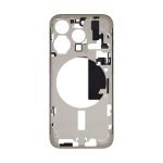 iPhone 15 Pro Mid Frame Housing+Small Parts–Natural Titanium