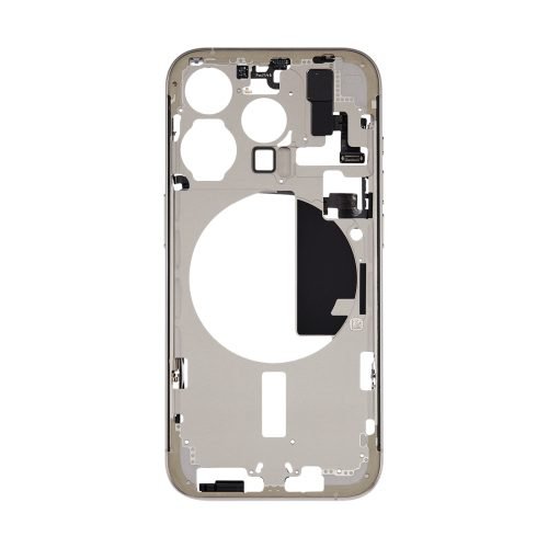 iPhone 15 Pro Mid Frame Housing+Small Parts–Natural Titanium