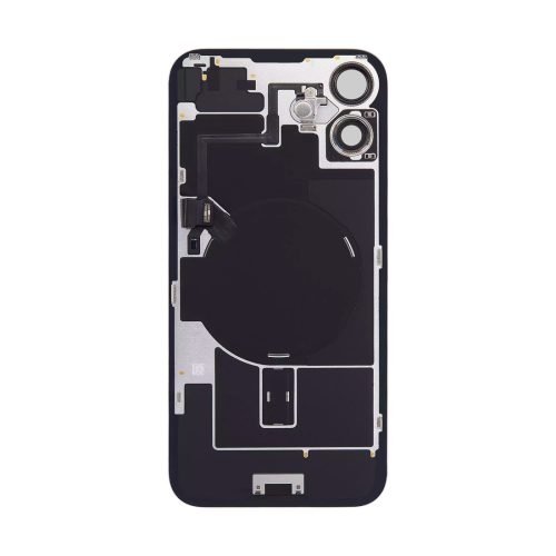iPhone 16 Back Glass +Steel Plate +Pre Installed MagSafe Magnet +NFC And Flashlight Flex (Pink )