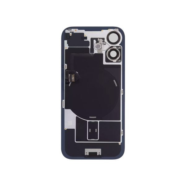 iPhone 16 Plus Back Glass +Steel Plate +Pre Installed MagSafe Magnet +NFC And Flashlight Flex Black