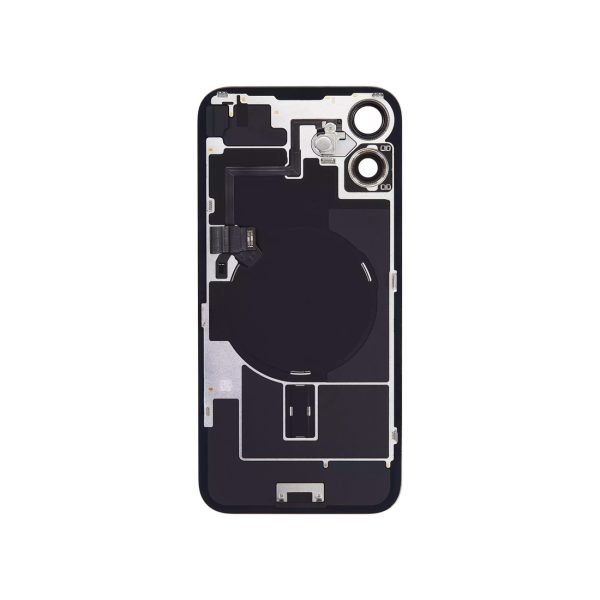iPhone 16 Plus Back Glass +Steel Plate +Pre Installed MagSafe Magnet +NFC And Flashlight Flex White