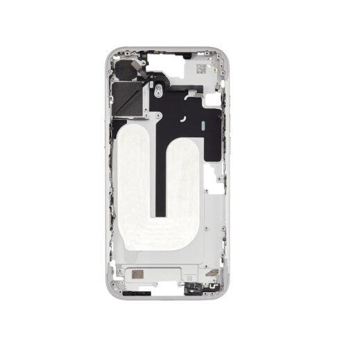 iPhone 16 Plus Mid Frame Housing + Small Parts White
