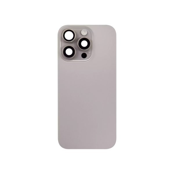 iPhone 16 Pro Back Glass +Steel Plate +Pre Installed MagSafe Magnet +NFC And Flashlight Flex (Natural Titanium)