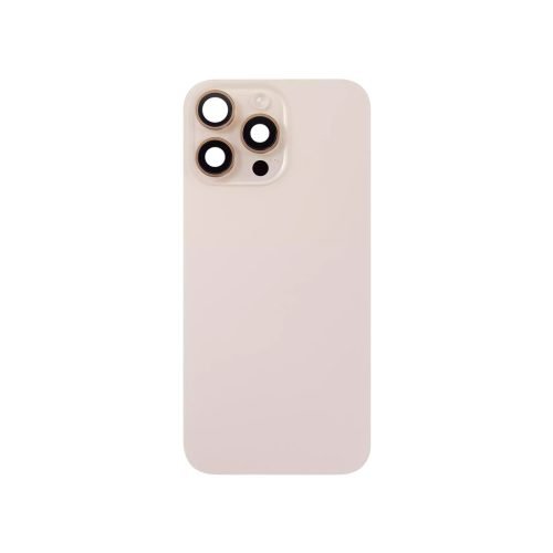 iPhone 16 Pro Max Back Glass +Steel Plate +Pre Installed MagSafe Magnet +NFC And Flashlight Flex (Desert Titanium )