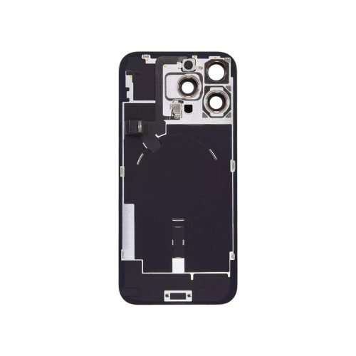 iPhone 16 Pro Max Back Glass +Steel Plate +Pre Installed MagSafe Magnet +NFC And Flashlight Flex White Titanium
