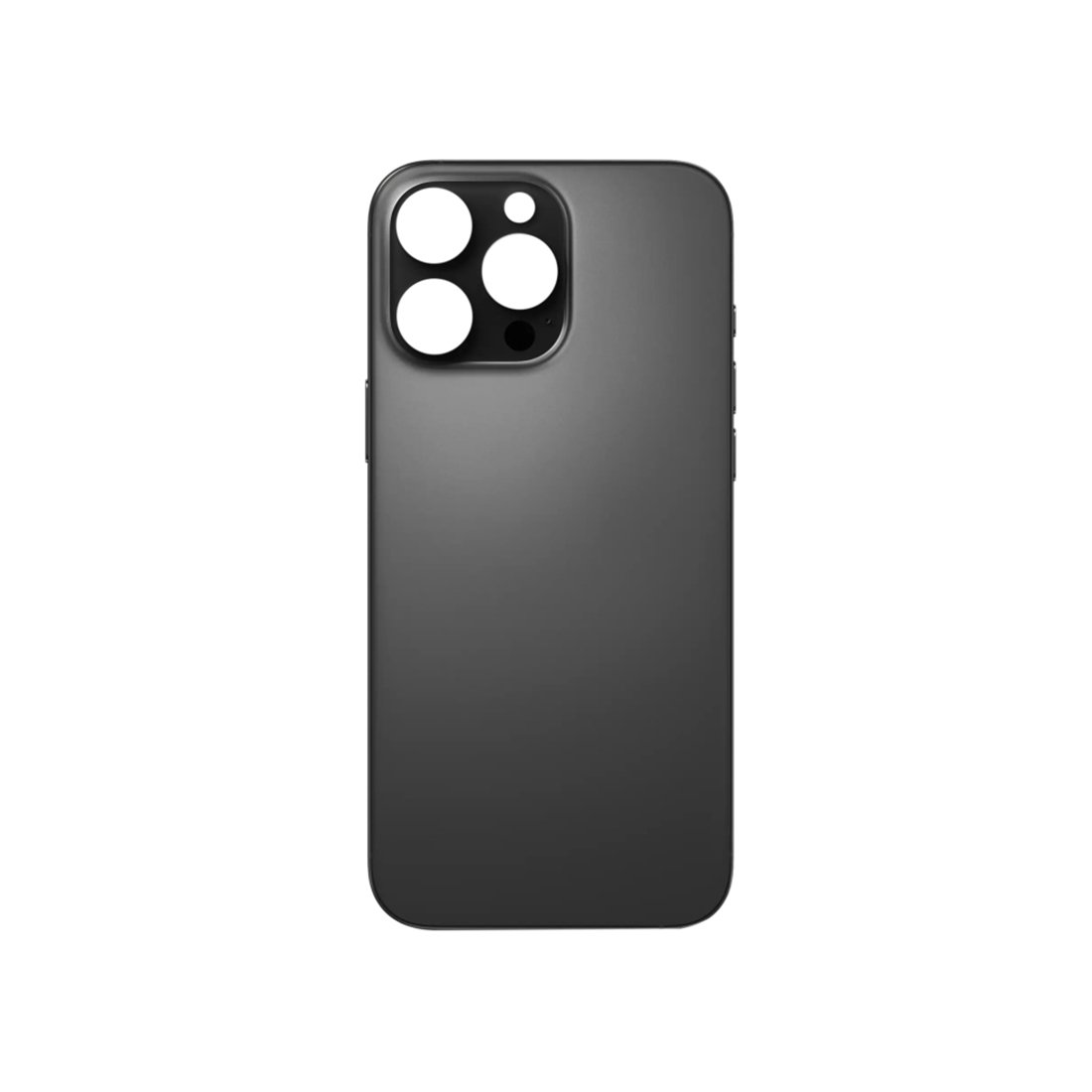 iPhone 16 Pro Max Back Cover – Black titanium (Large Camera Hole) iPhone 16 Pro Max Back Cover – Black titanium (Large Camera Hole)
