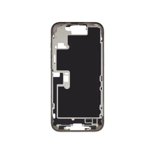 iPhone 16 Pro Max Mid Frame Housing + Small Parts – White Titanium
