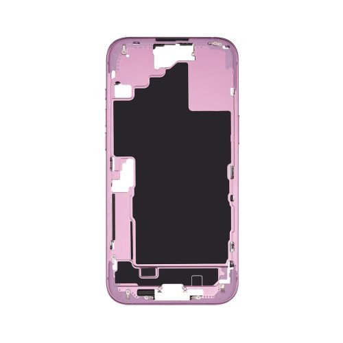 iPhone 16 plus Mid Frame Housing + Small Parts Pink