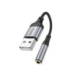Hoco LS36 Adapter USB A to Jack 3.5mm – Black