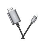 Hoco UA27 Lightning Adapter to HDMI Metal grey