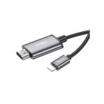 Hoco UA27 Lightning Adapter to HDMI Metal grey
