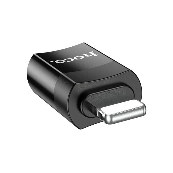 Hoco UA17 Adapter Lightining Male to Type C Black