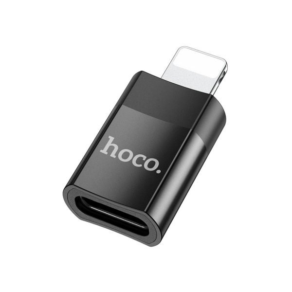 Hoco UA17 Adapter Lightining Male to Type C Black