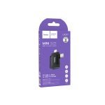 Hoco UA31F OTG Adapter 2 IN 1 Lightining & USB C to USB A – Black