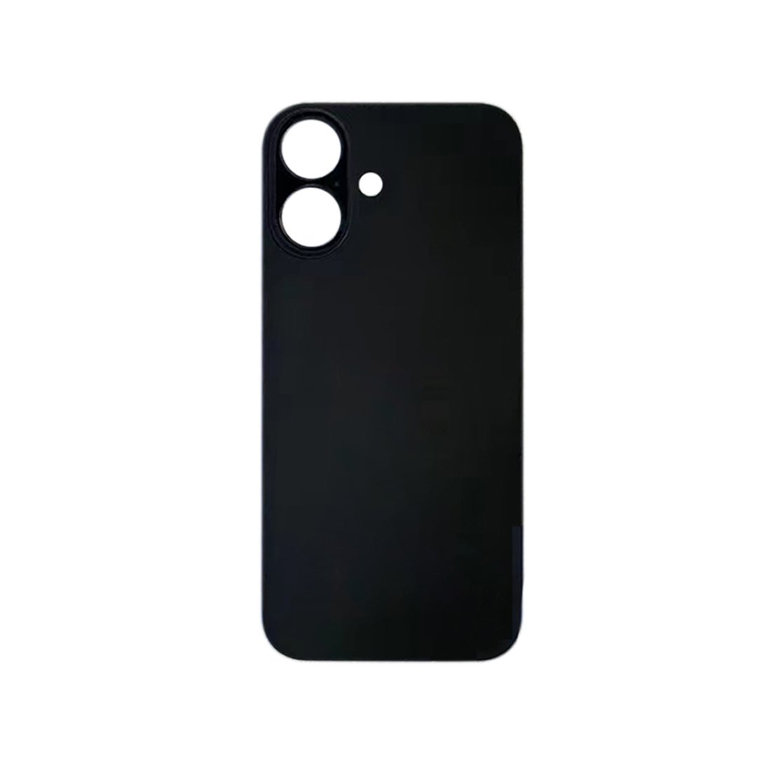 iPhone 16 Back Cover – Black(Large Camera Hole) iPhone 16 Back Cover – Black(Large Camera Hole)